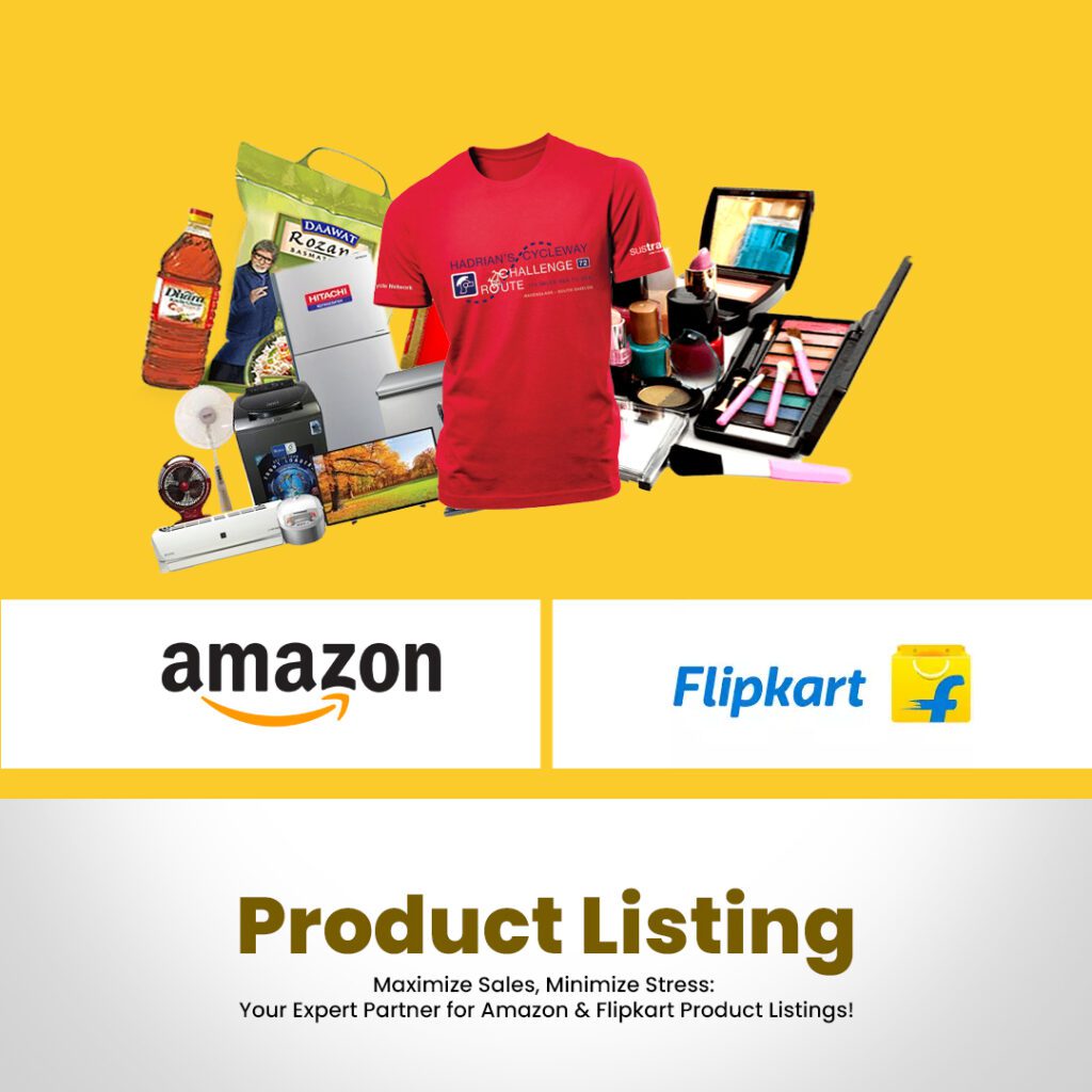 Product Listing Services only on Amazon & Flipkart